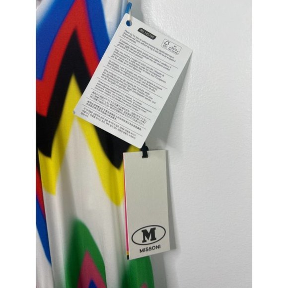 Missoni Zigzag Print Wide Leg Side Pocket Jumpsuit Women's Multi Size: XS NWT - Picture 6 of 11